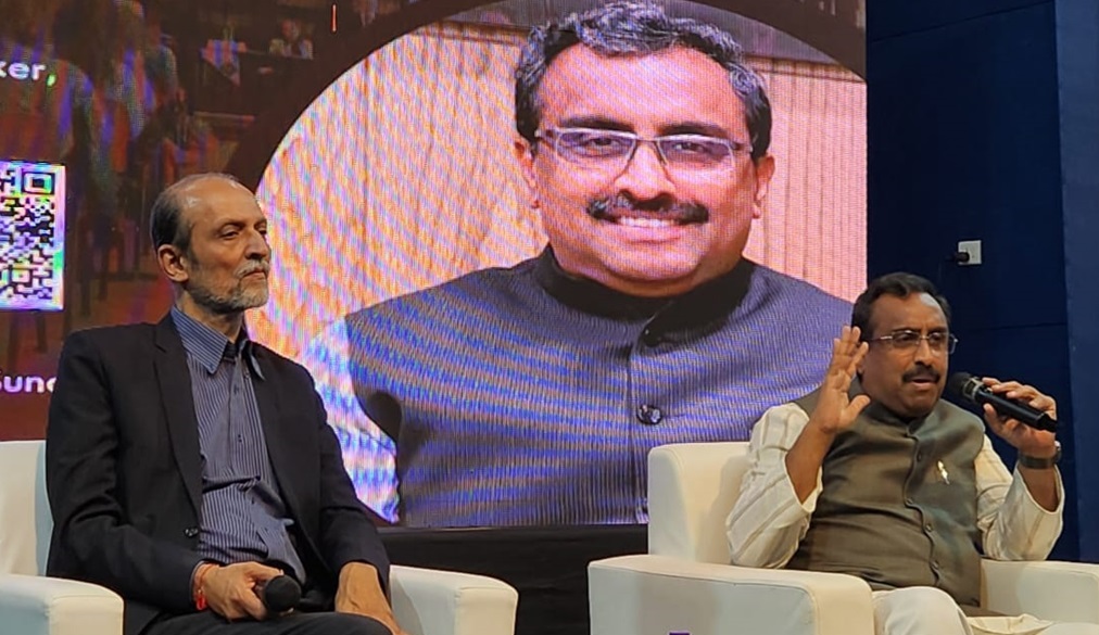 Ram Madhav at Gokhale Institute Pune