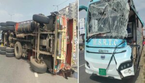 Shivneri Bus Collision with Cargo Truck