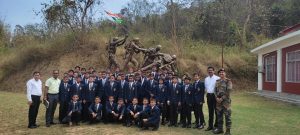 CADETS OF SAINIK SCHOOL SATARA, MAHARASHTRA VISITED SAINIK SCHOOL PUNGLWA