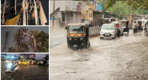 First Rain Water Logging Power Cut In Pune