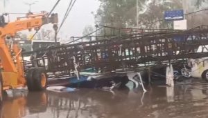 Hoarding Collapse in Wagholi