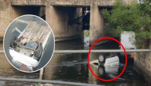 _Car Falls Into Canal