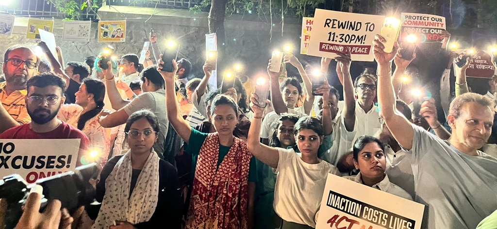 Kalyaninagar peaceful protest