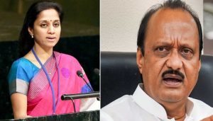 Supriya Sule and Ajit Pawar