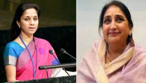 Supriya Sule and Sunetra Pawar