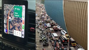 Traffic Jams And Electricity Cut