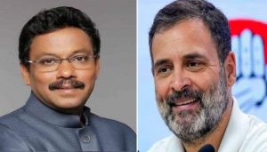 Vinod Tawde and Rahul Gandhi