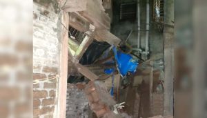 Wall Collapse Of Old Wada
