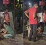 Caught on Camera: Pune Police Officer Gets Leg Massage From Youth During Vehicle Checking