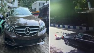 Courier Driver Killed by Speeding Mercedes Car