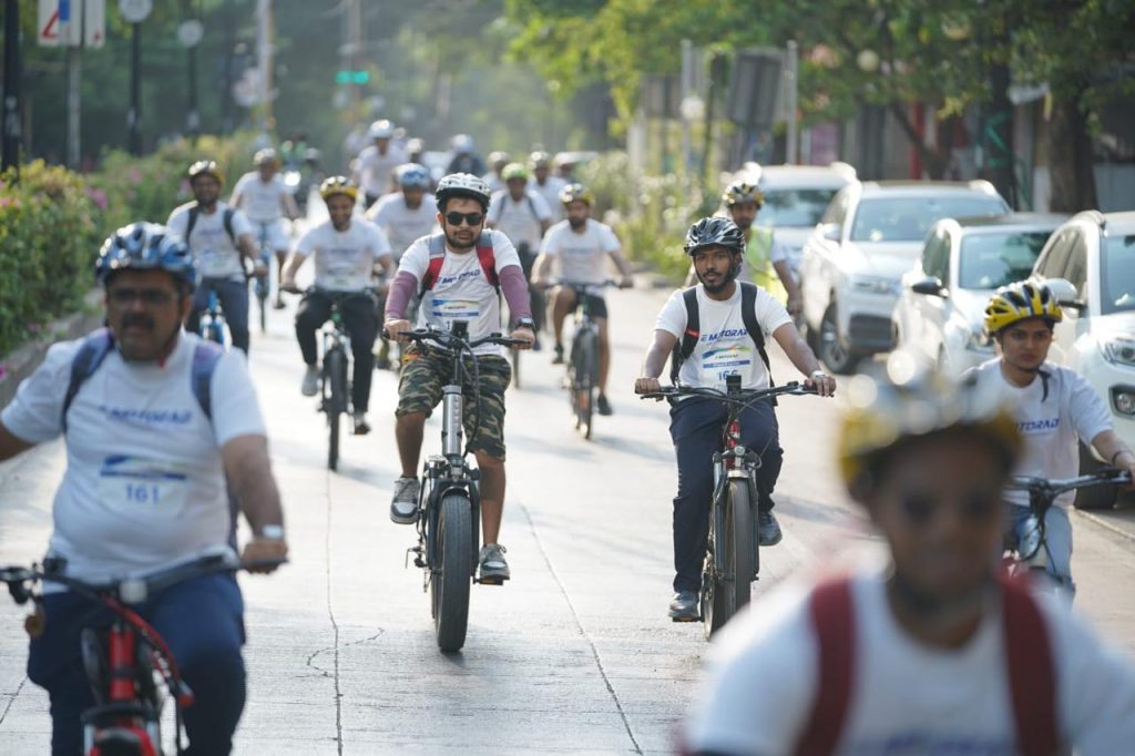 EMotorad Successfully Rolls Out India’s First E-Cyclothon in Pune