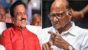 Girish Mahajan and Sharad Pawar