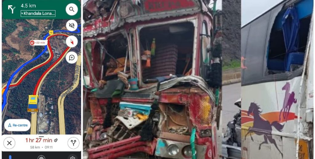 Pune Mumbai Expressway Accident Pune traffic
