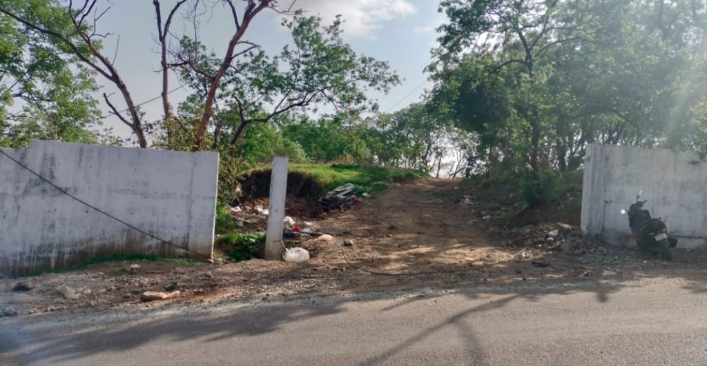 Security Gate at Nandanvan Forest in Mohammadwadi