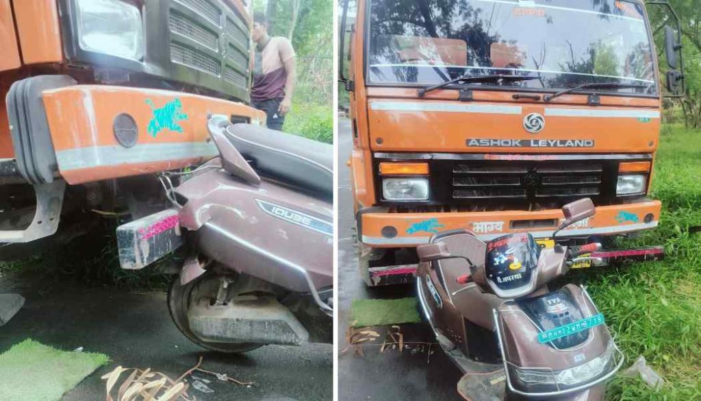 Tanker Hits Scooter