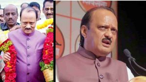 Ajit Pawar Pink Jacket