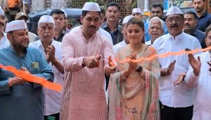 Balans inaugurate Shri Vitthal-Rukhmini Mandir in Navi Peth