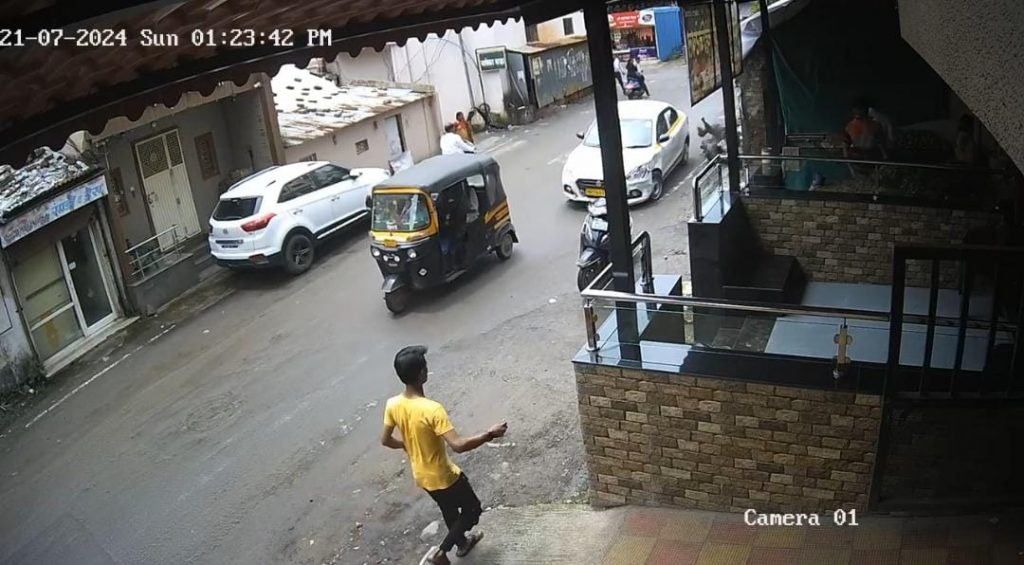 Car Hits Woman Pedestrian