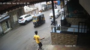 Car Hits Woman Pedestrian
