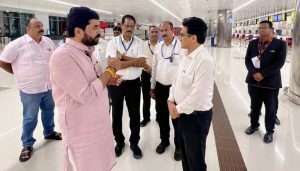 Minister Mohol Inspects Pune International Airport's New Terminal