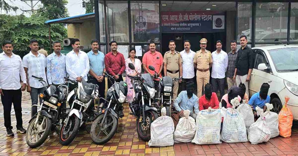 _Pimpri Chinchwad Police Arrest Six in Transformer Theft Case