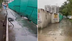 Road Collapse in Mayur Kilbil Society