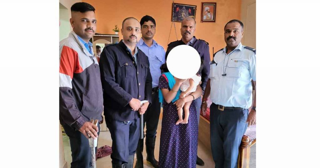 Fire Brigade Rescues 8-Month-Old Baby Trapped in Room in Hadapsar