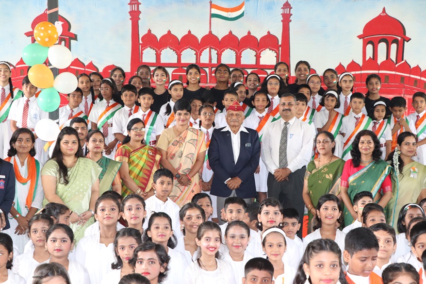 Independance day celebrartion at APS DIGHI