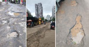 Kharadi Residents Demand Urgent Action on Pothole-Ridden Roads