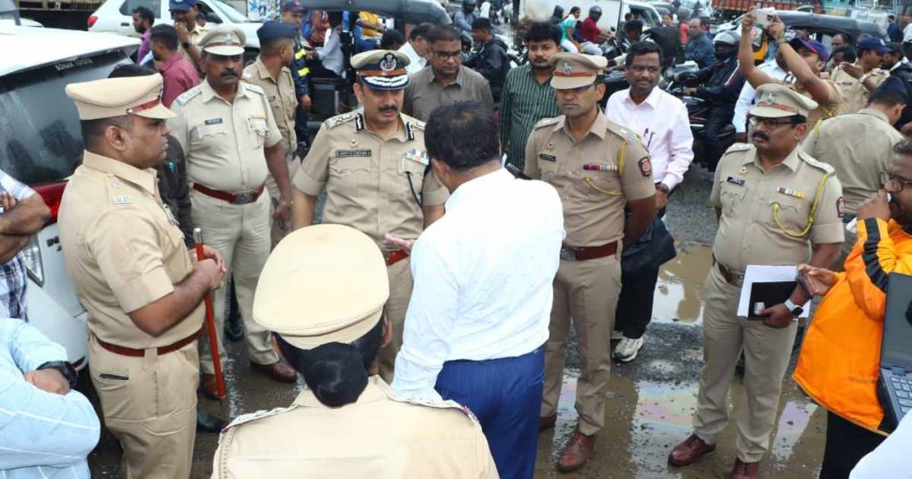 Pimpri Chinchwad Police Commissioner Reviews Traffic Jam Issues in Chakan and Mahalunge