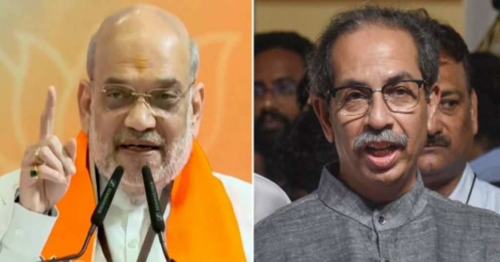 Uddhav Thackeray and Amit Shah