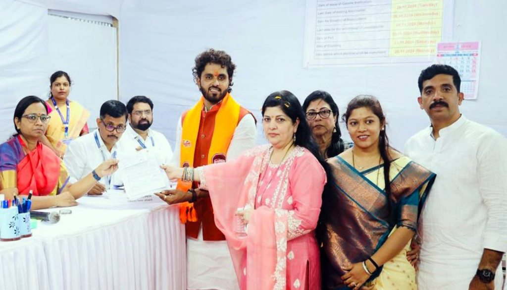 Ganesh Bhokare Files Nomination
