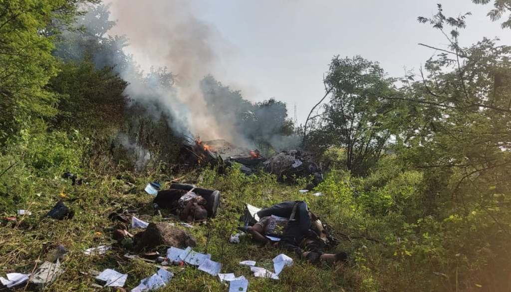 Helicopter Crashes in Pune’s Bavdhan