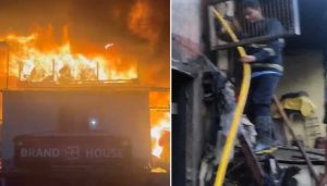 Massive Fire Destroys Five Houses and Shop in Ghorpade Peth