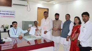 Shankar Jagtap files nomination
