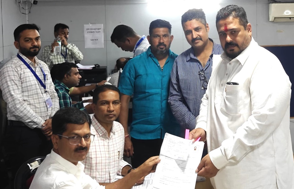 manish anand filling nominations