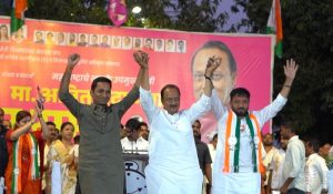Ajit Pawar campaigns for Tingre in Pune
