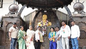 Anna Bansode Holds Foot Rally in Pimpri Constituency
