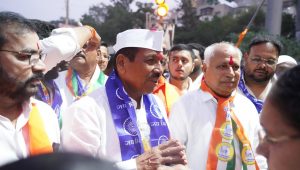 Bapu Pathare with Mhaske