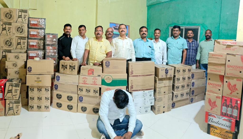 _Liquor Seized in Pune Junnar