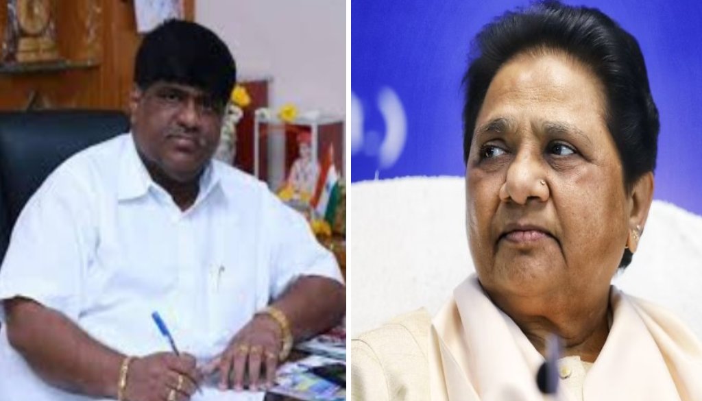 Mayawati and Hulgesh Chalwadi