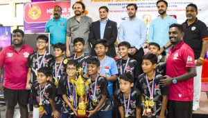 Pune Gramin Team Wins Title of Primary School Football League 1