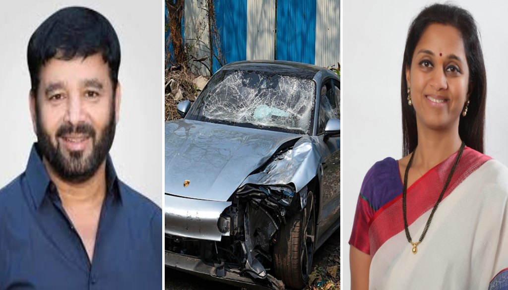 Sunil Tingre, Porsche car, Supriya Sule