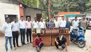 Illegal Liquor Smuggling Foiled