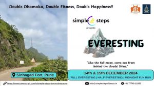 India's First Everesting Competition to Take Place at Sinhagad Fort