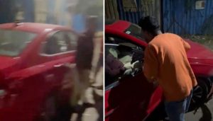 Major Accident Averted in Viman Nagar as Students Dodge Drunk Driver on Footpath