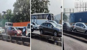 Mumbai-Pune Expressway Traffic Jam