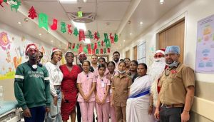 Ruby Hall Clinic Spreads Christmas Cheer with Pediatric Patients and International Students