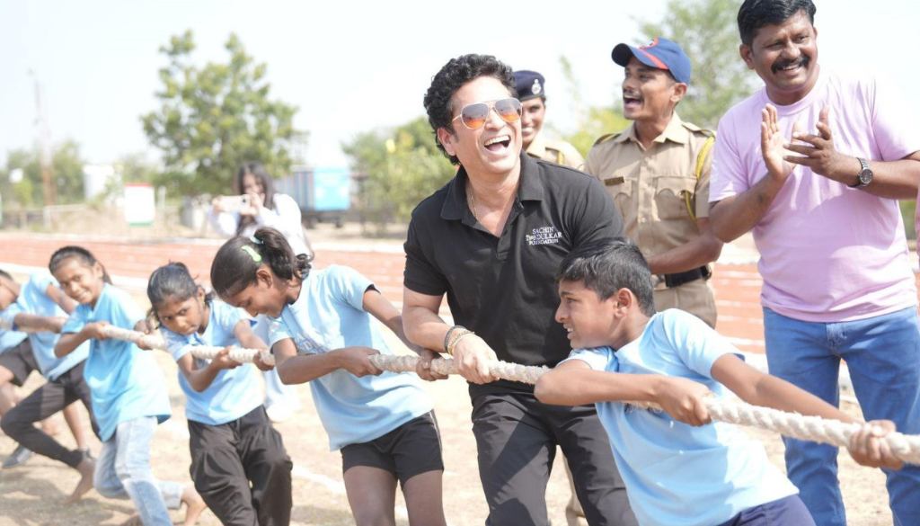 Tendulkar Family Inaugurates state-of-the-art Sports Facility in Satara
