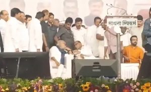 Chhagan Bhujbal's Friendly Interaction with Sharad Pawar at Chakan Event Raises Eyebrows